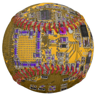 Printed Circuit Assembly PCB Circuit Board Orange Softball