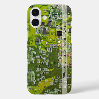 Printed Circuit Assembly PCB Green Circuit Board 2 iPhone 16 Plus Case