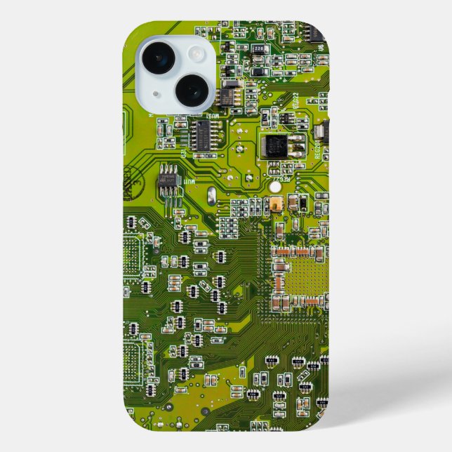 Printed Circuit Assembly PCB Green Circuit Board 2 Case-Mate iPhone Case (Back)