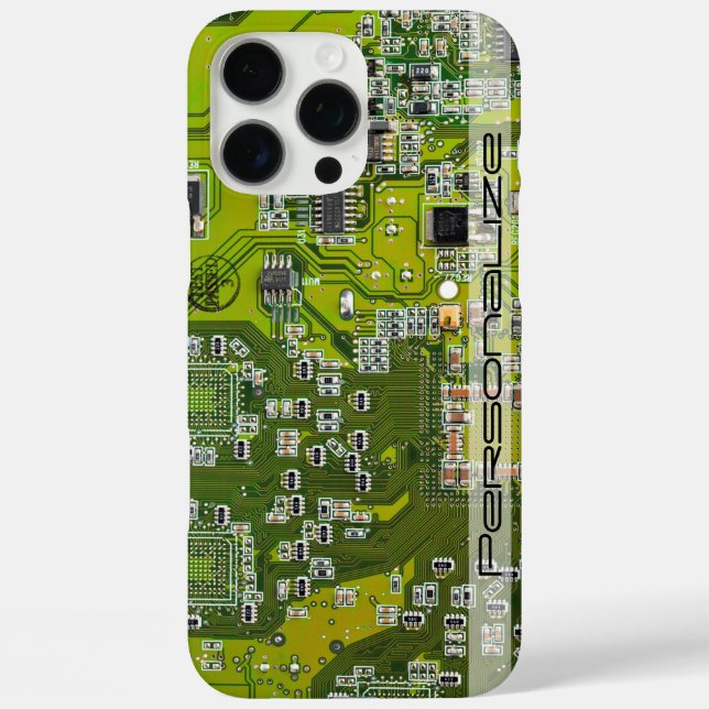 Printed Circuit Assembly PCB Green Circuit Board 2 Case-Mate iPhone Case (Back)