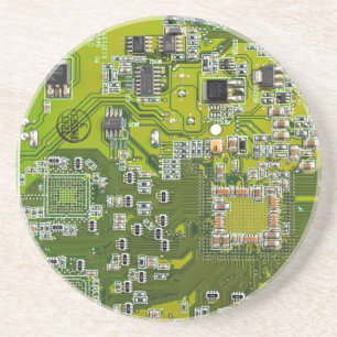 Printed Circuit Assembly PCB Green Circuit Board 2 Coaster