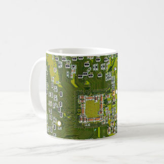 Printed Circuit Assembly PCB Green Circuit Board 2 Coffee Mug