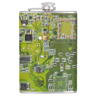 Printed Circuit Assembly PCB Green Circuit Board 2 Hip Flask