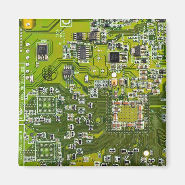 Printed Circuit Assembly PCB Green Circuit Board 2 Magnet (Front)