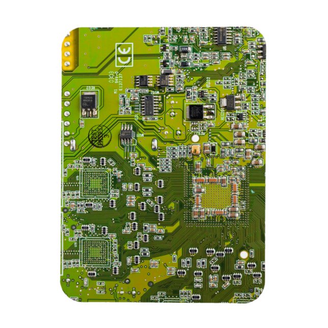 Printed Circuit Assembly PCB Green Circuit Board 2 Magnet (Vertical)