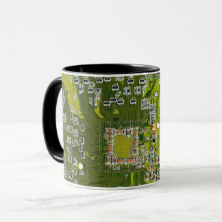 Printed Circuit Assembly PCB Green Circuit Board 2 Mug