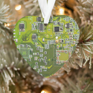 Printed Circuit Assembly PCB Green Circuit Board 2 Ornament