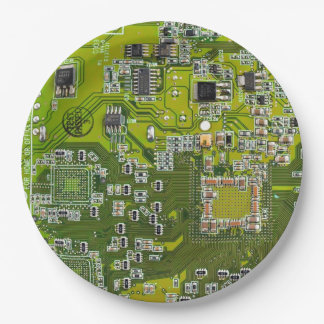 Printed Circuit Assembly PCB Green Circuit Board 2 Paper Plate