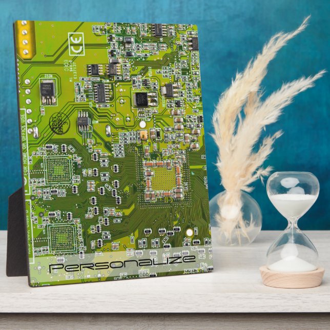 Printed Circuit Assembly PCB Green Circuit Board 2 Plaque (Side)