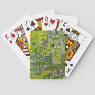 Printed Circuit Assembly PCB Green Circuit Board 2 Playing Cards