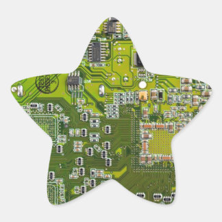 Printed Circuit Assembly PCB Green Circuit Board 2 Star Sticker