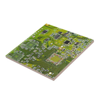 Printed Circuit Assembly PCB Green Circuit Board 2 Tile
