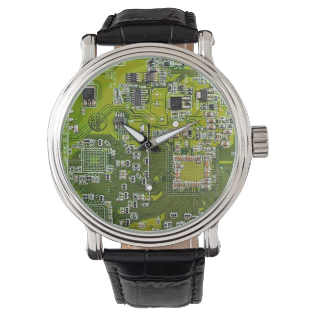 Printed Circuit Assembly PCB Green Circuit Board 2 Watch (Front)