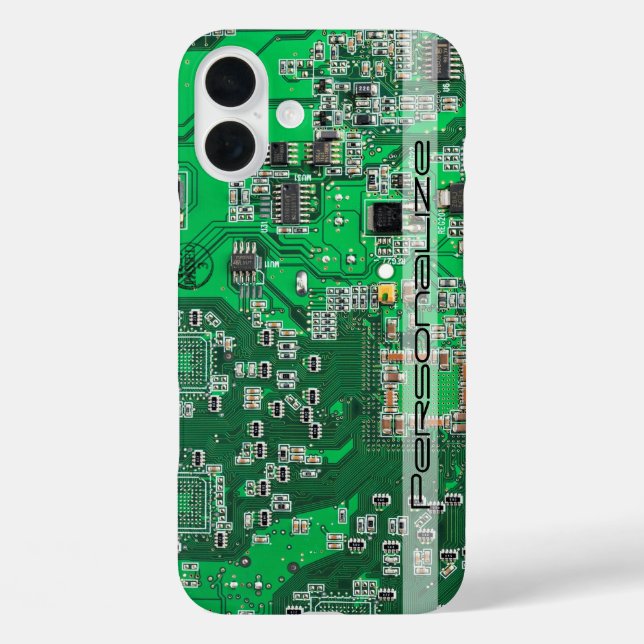 Printed Circuit Assembly PCB Green Circuit Board Case-Mate iPhone Case (Back)