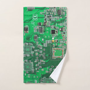 Printed Circuit Assembly PCB Green Circuit Board Hand Towel