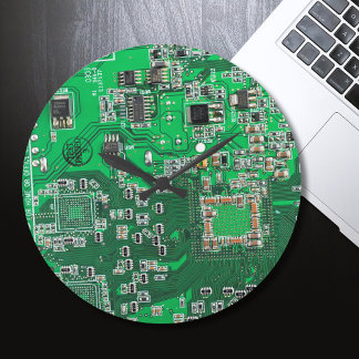 Printed Circuit Assembly PCB Green Circuit Board Large Clock
