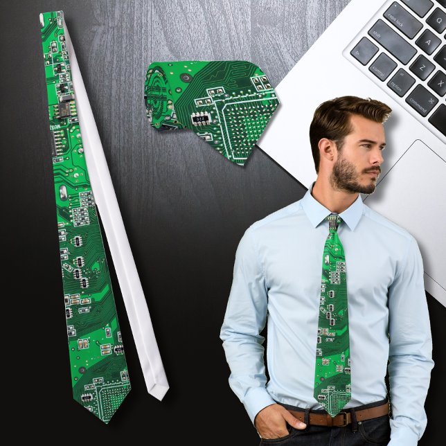 Printed Circuit Assembly PCB Green Circuit Board Tie (Creator Uploaded)