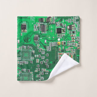 Printed Circuit Assembly PCB Green Circuit Board Wash Cloth