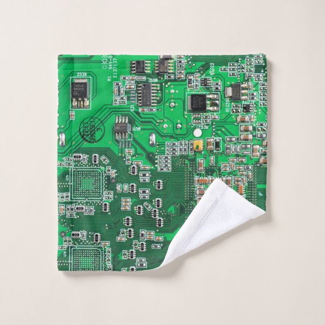 Printed Circuit Assembly PCB Green Circuit Board Wash Cloth (Wash Cloth)