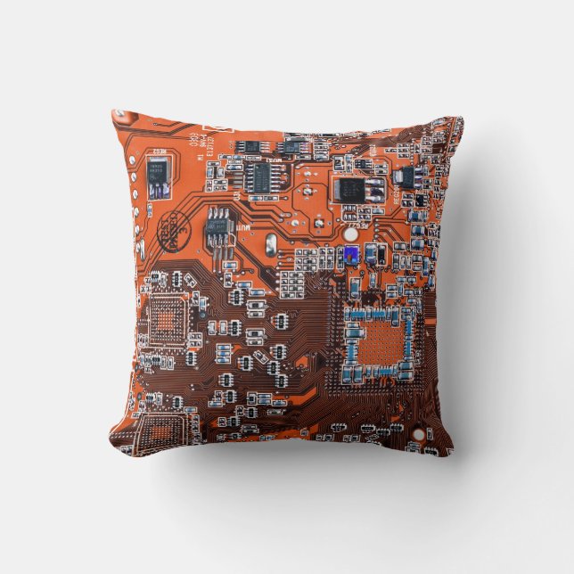 Printed Circuit Assembly PCB Orange Circuit Board Cushion (Front)