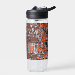 Printed Circuit Assembly PCB Orange Circuit Board Water Bottle