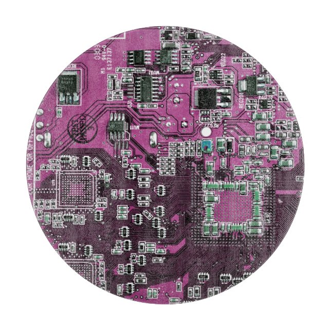 Printed Circuit Assembly PCB Purple Circuit Board (Front)