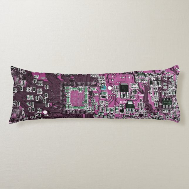 Printed Circuit Assembly PCB Purple Circuit Board Body Cushion (Front)