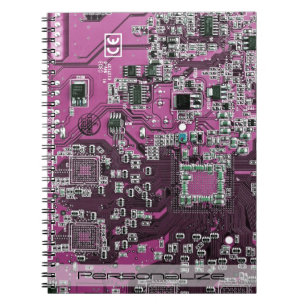 Printed Circuit Assembly PCB Purple Circuit Board Notebook