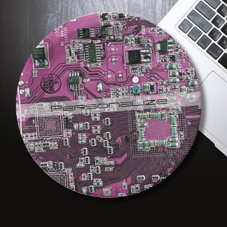 Printed Circuit Assembly PCB Purple Circuit Board Paper Plate
