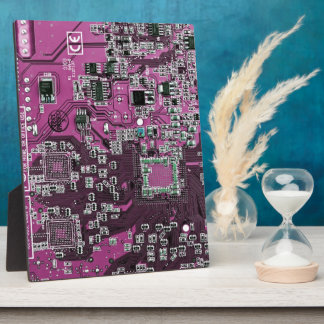 Printed Circuit Assembly PCB Purple Circuit Board Plaque