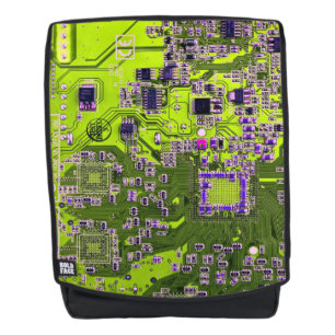 Printed Circuit Assembly PCB Yellow Circuit Board Backpack