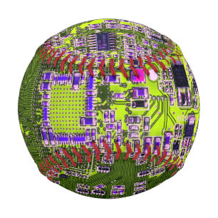 Printed Circuit Assembly PCB Yellow Circuit Board Baseball
