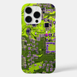 Printed Circuit Assembly PCB Yellow Circuit Board iPhone 16 Pro Case