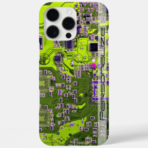 Printed Circuit Assembly PCB Yellow Circuit Board iPhone 16 Pro Max Case