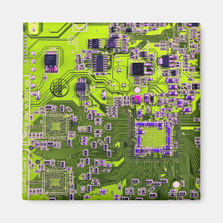 Printed Circuit Assembly PCB Yellow Circuit Board Magnet