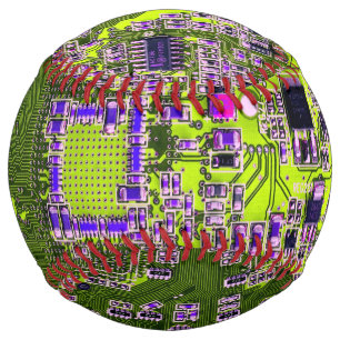 Printed Circuit Assembly PCB Yellow Circuit Board Softball