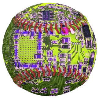 Printed Circuit Assembly PCB Yellow Circuit Board Softball