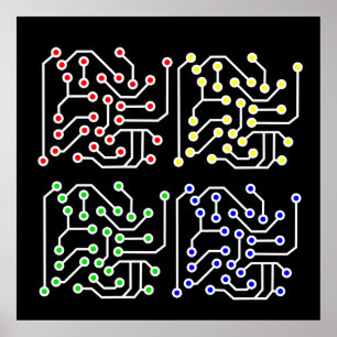 Printed circuit board poster