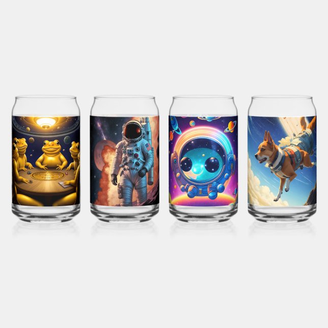 PRINTED DRINKWARE MUGS & CUPS CAN GLASS (Front)