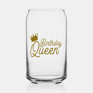 printed glass can