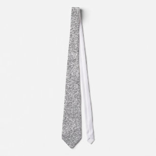 Printed Graphic Art Glitter Sparkle Bling Jewel Tie