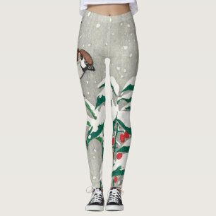 PRINTED LEGGINGS JAPANESE WOODBLOCK PRINT