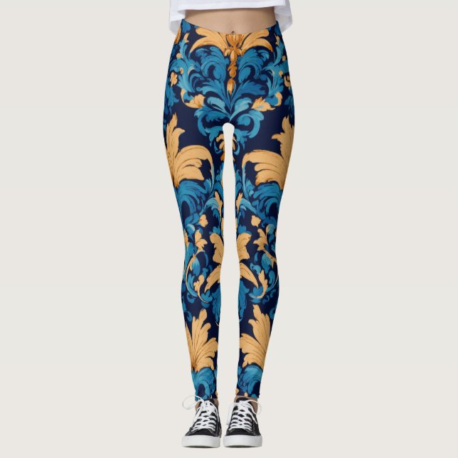 Printed Leggis for Bold Fashion Statements Leggings (Front)