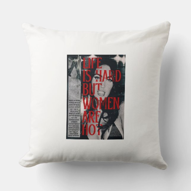 Printed pillow  for genz home decor  (Front)