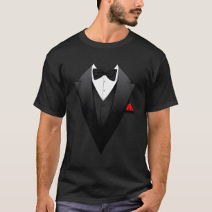 Printed Suit Tuxedo Business Costume For Men T-Shirt