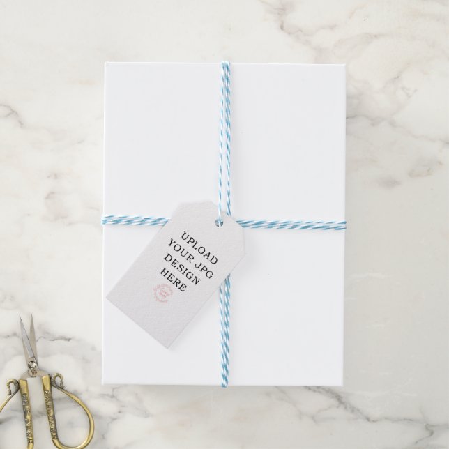 Printed Vertical Tag (With Twine)