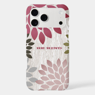 Printed Wood StarBurst Flower Personalised iPhone