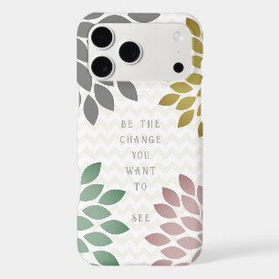 Printed Wood StarBurst Flower Personalised iPhone
