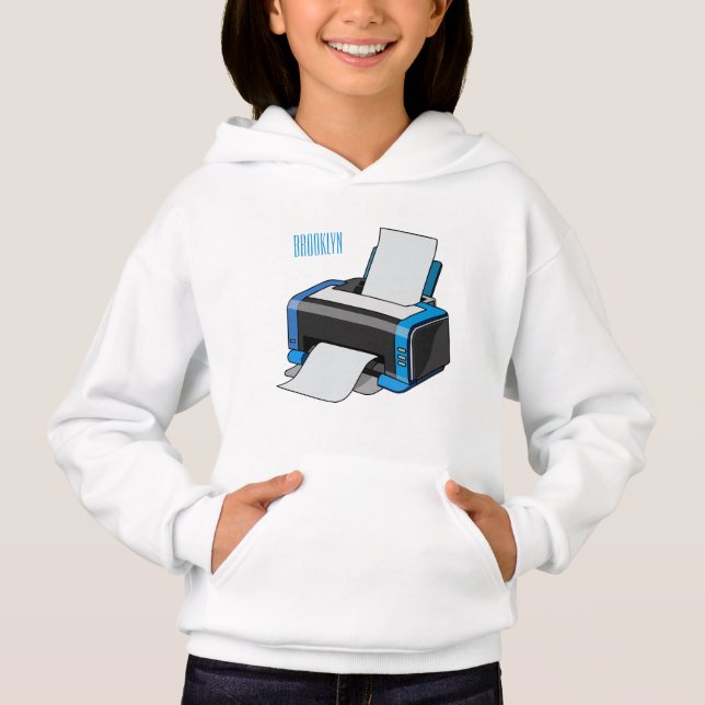 Printer cartoon illustration (Front)