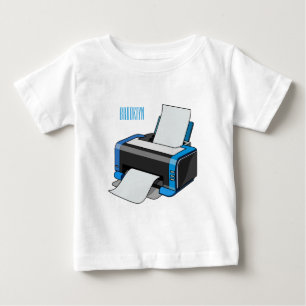 Printer cartoon illustration baby T-Shirt